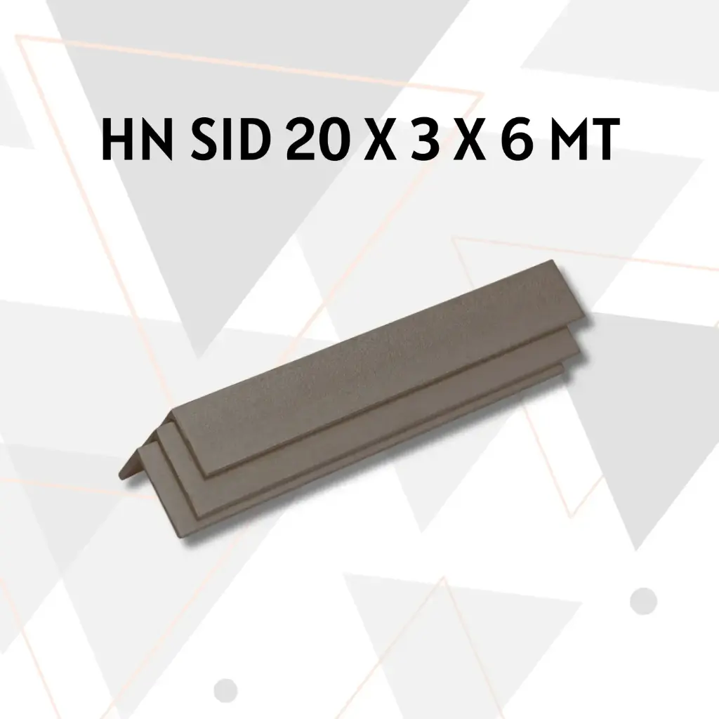 ANGULO HN SIDERURGICO 20MM X 3MM X 6 MTS