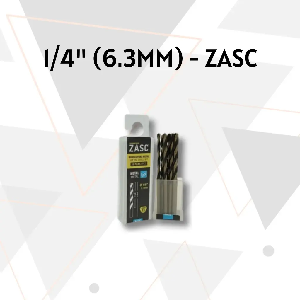 MECHAS PARA METAL 1/4" (6.3MM) ZASC