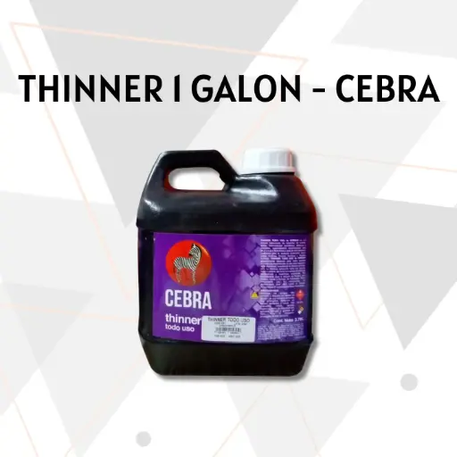 [THNR01] DISOLVENTE THINNER TODO USO 1G CEBRA