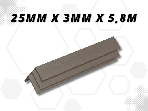 [ANG001] ANGULO HN SIDERURGICO 25MM X 3MM X 6 MTS