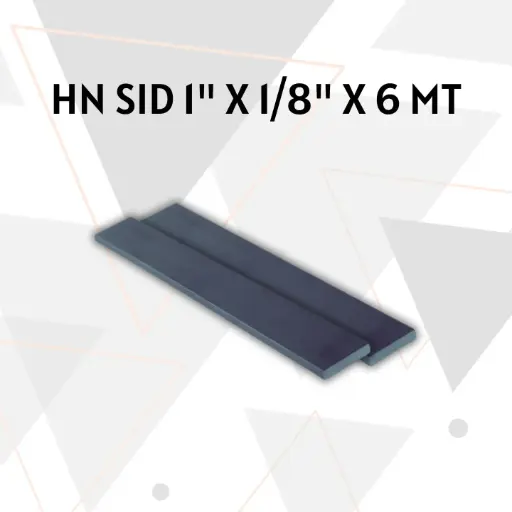 [PLT002] PLETINA HN SIDERURGICA 1" X 1/8" X 6 MTS