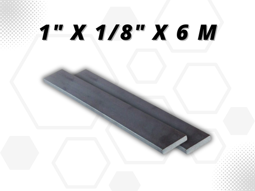 [PLT002] PLETINA HN SIDERURGICA 1" X 1/8" X 6 MTS