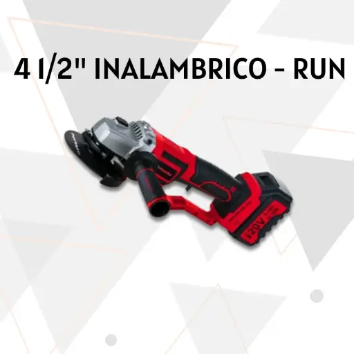 [EI20VR] ESMERIL ANGULAR 4 1/2" INALAMBRICO 20V RUN
