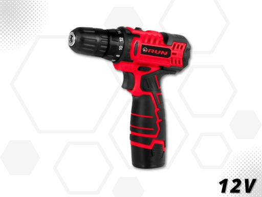[TI12VR] TALADRO INALAMBRICO 12V 3/8" VELOCIDAD VARIABLE RUN
