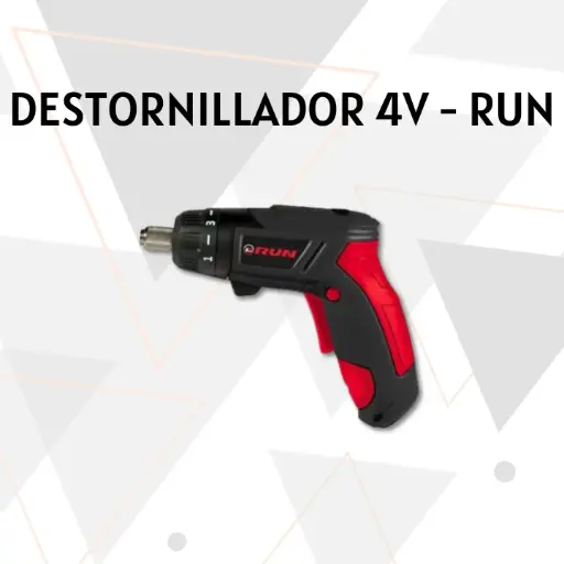 [JDI4VR] JUEGO DE DESTORNILLADOR INALAMBRICO 4V RUN